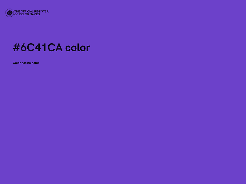 #6C41CA color image