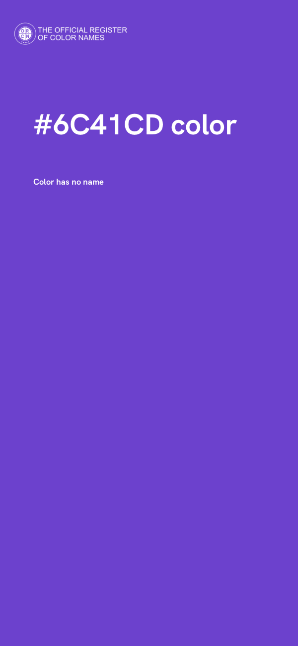 #6C41CD color image