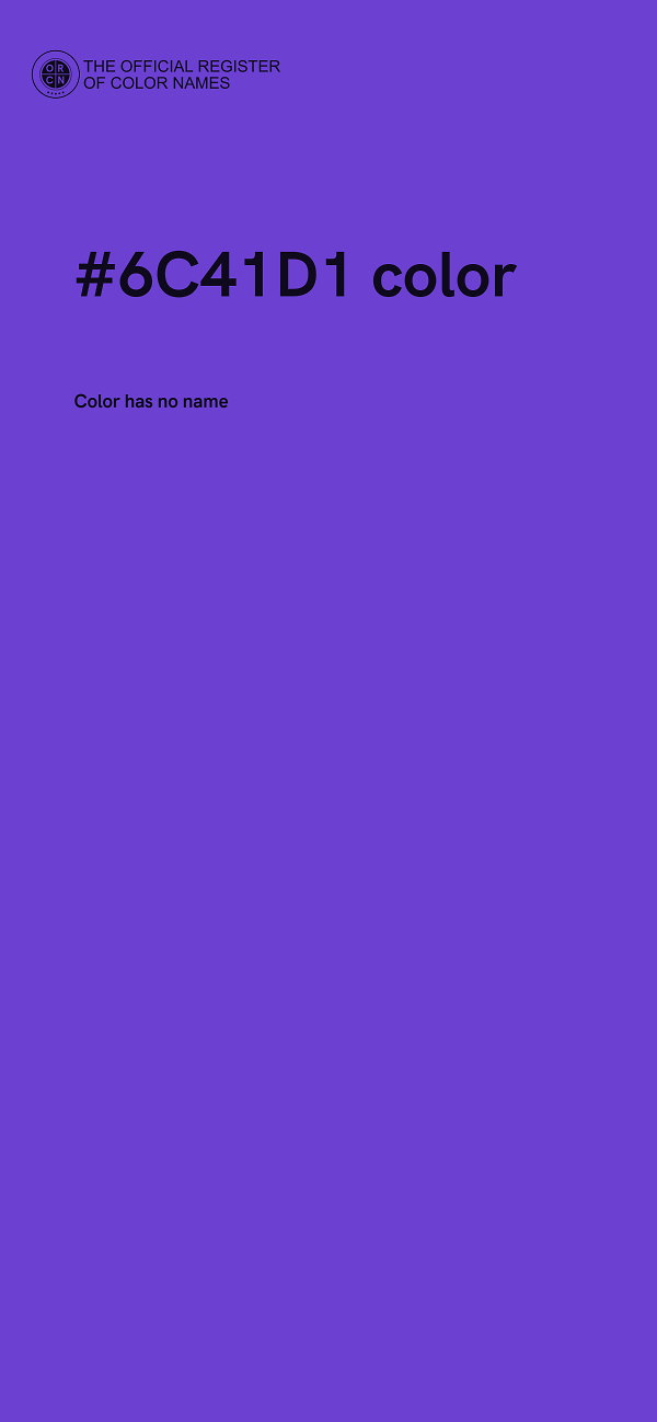 #6C41D1 color image