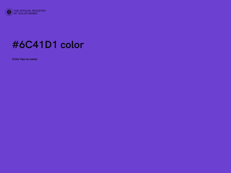 #6C41D1 color image