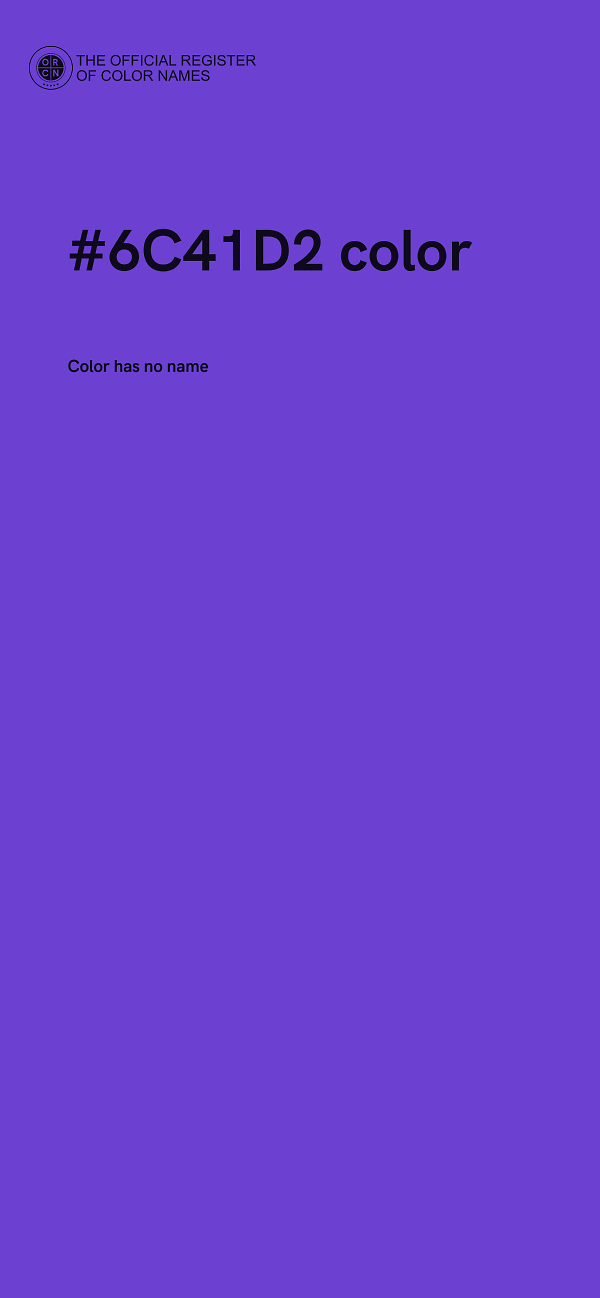 #6C41D2 color image