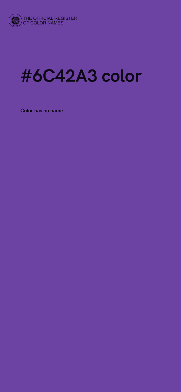 #6C42A3 color image