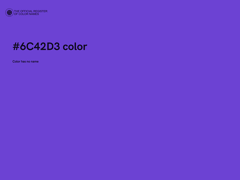 #6C42D3 color image