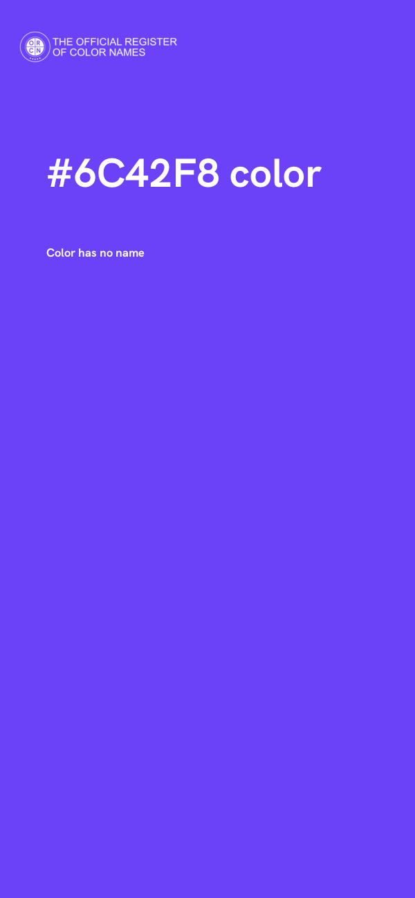 #6C42F8 color image