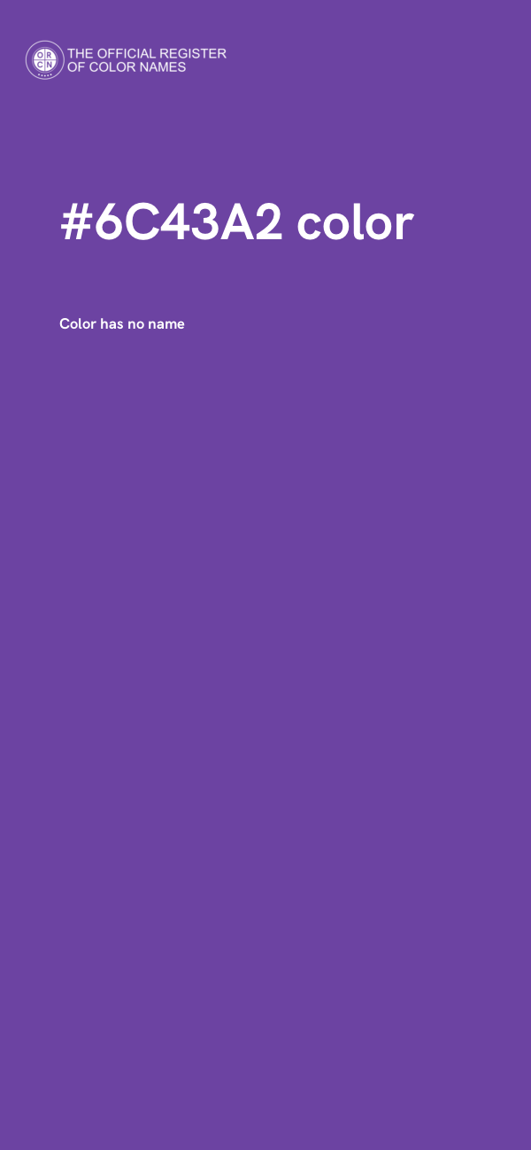 #6C43A2 color image