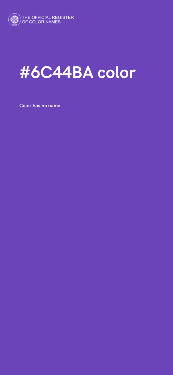 #6C44BA color image