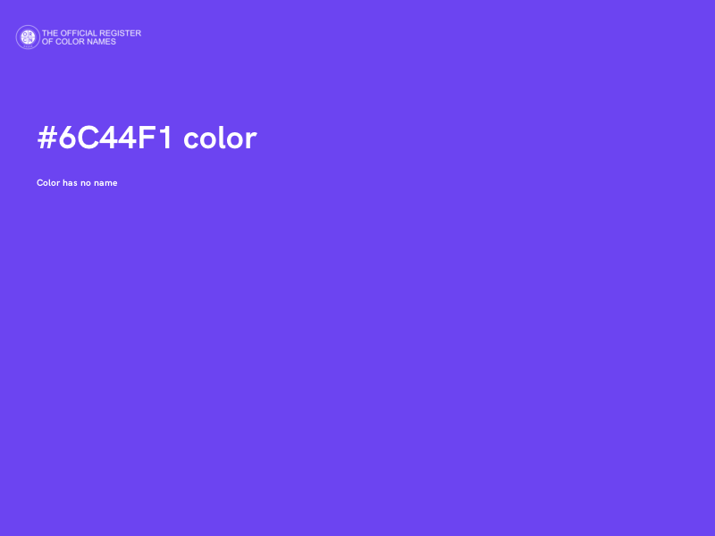 #6C44F1 color image