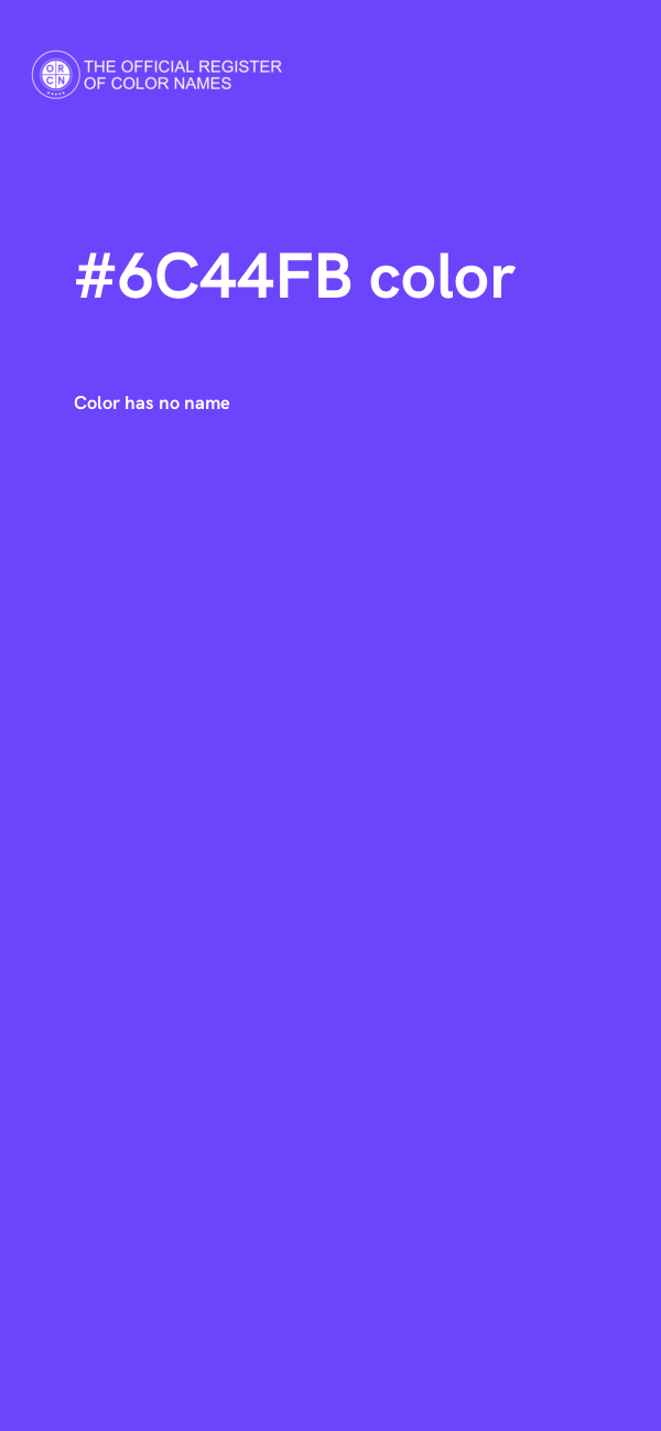 #6C44FB color image