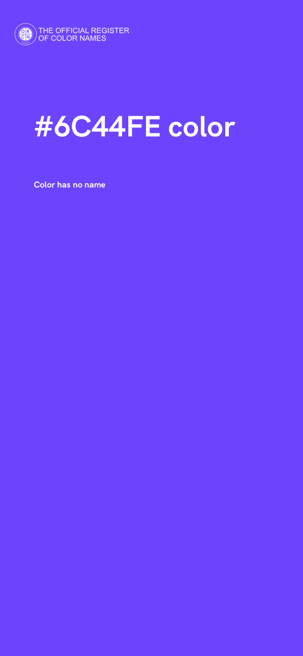 #6C44FE color image