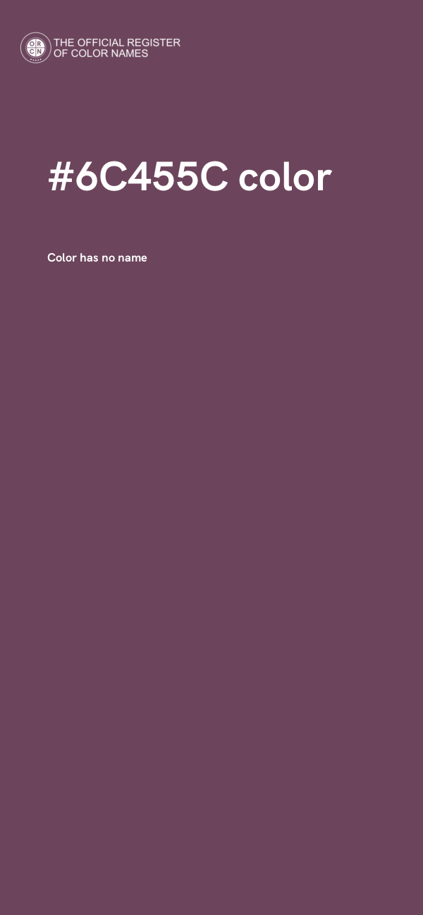 #6C455C color image