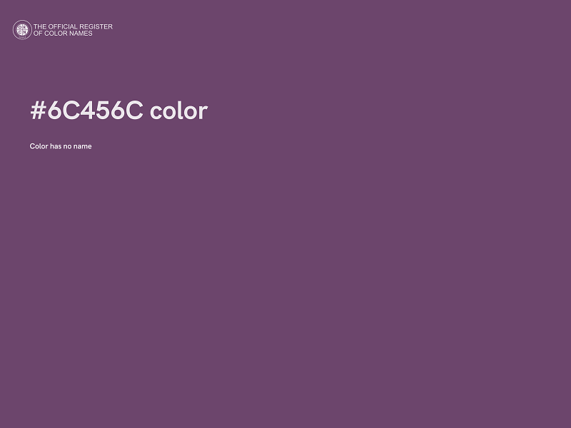 #6C456C color image