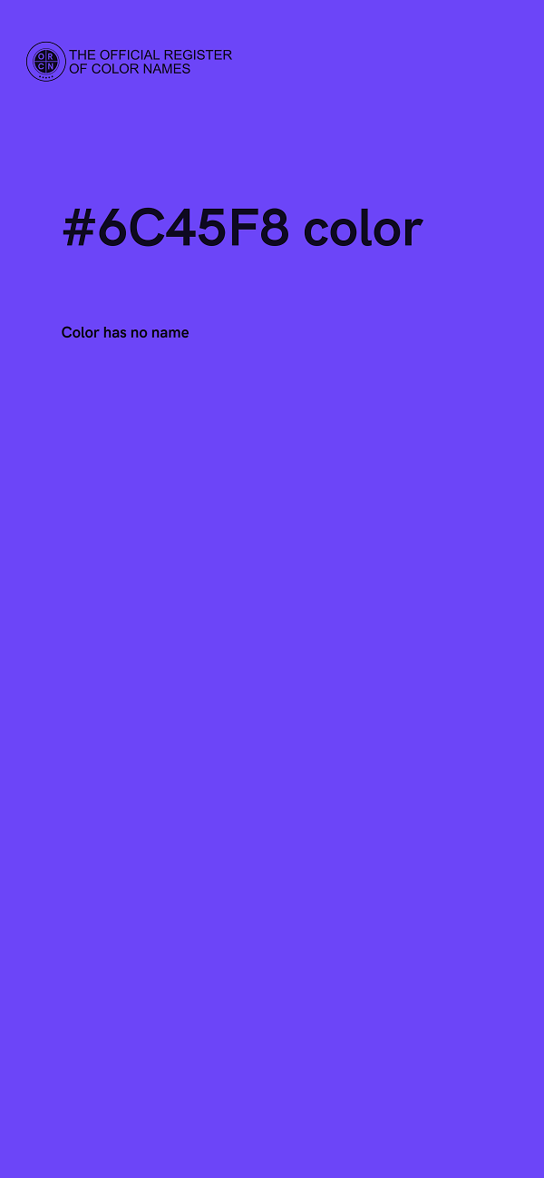 #6C45F8 color image