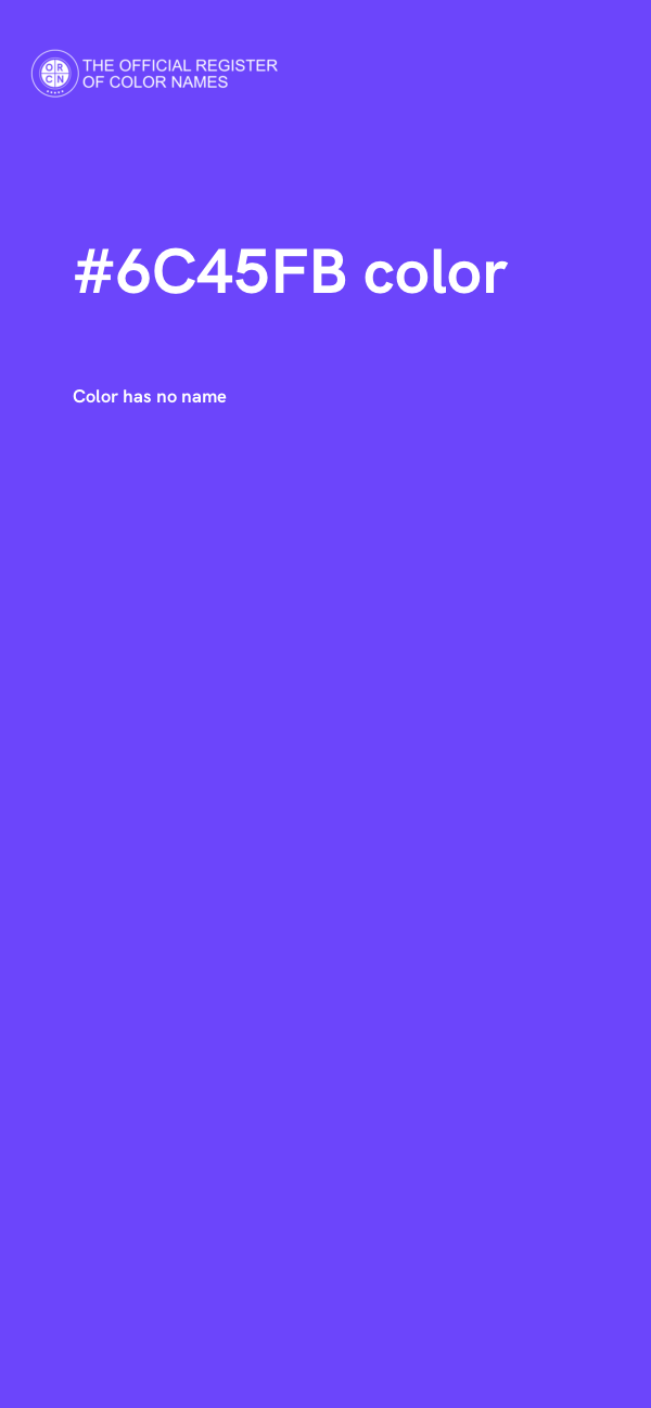 #6C45FB color image