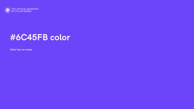 #6C45FB color image