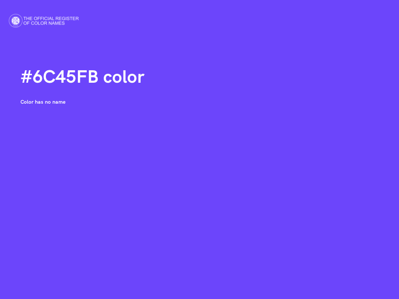 #6C45FB color image