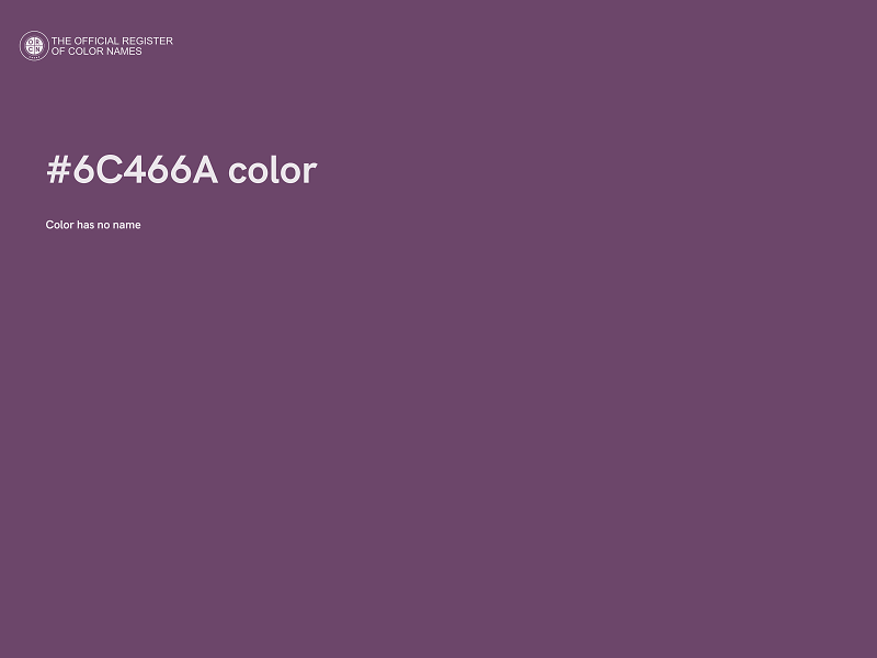 #6C466A color image