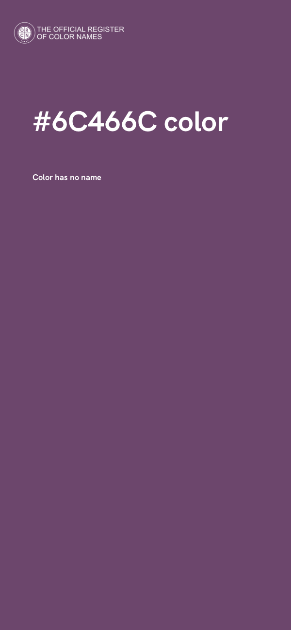 #6C466C color image