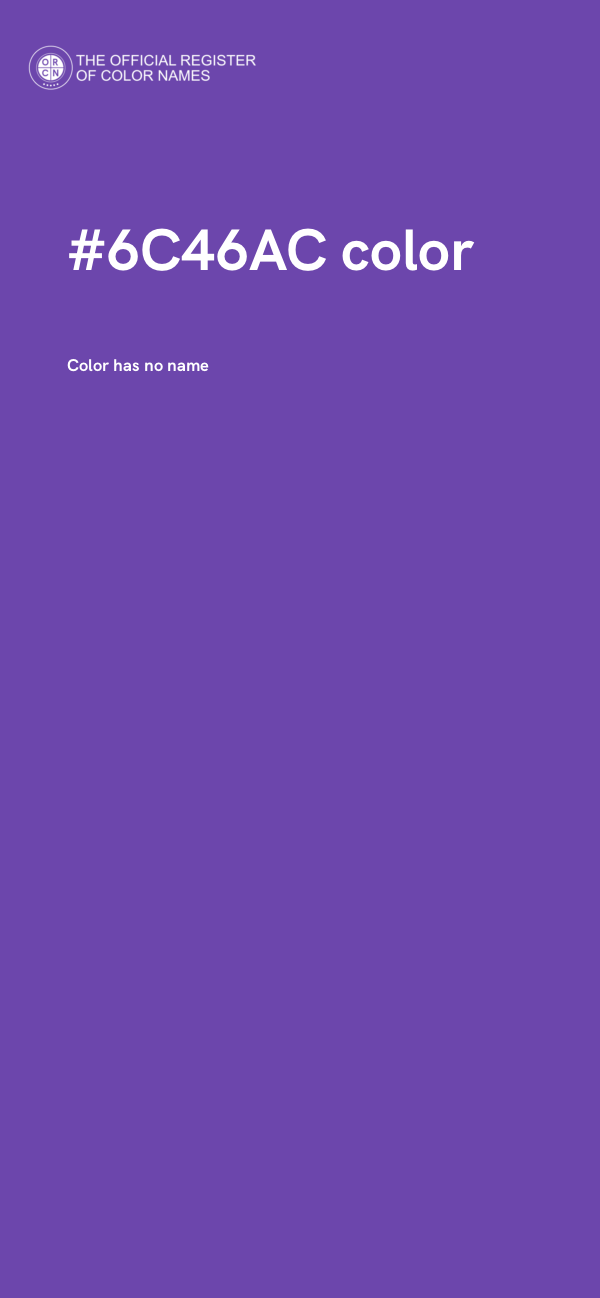 #6C46AC color image