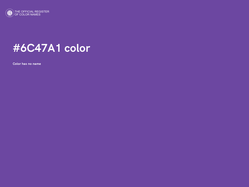 #6C47A1 color image