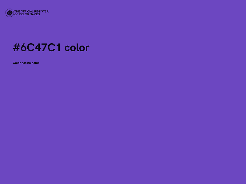 #6C47C1 color image