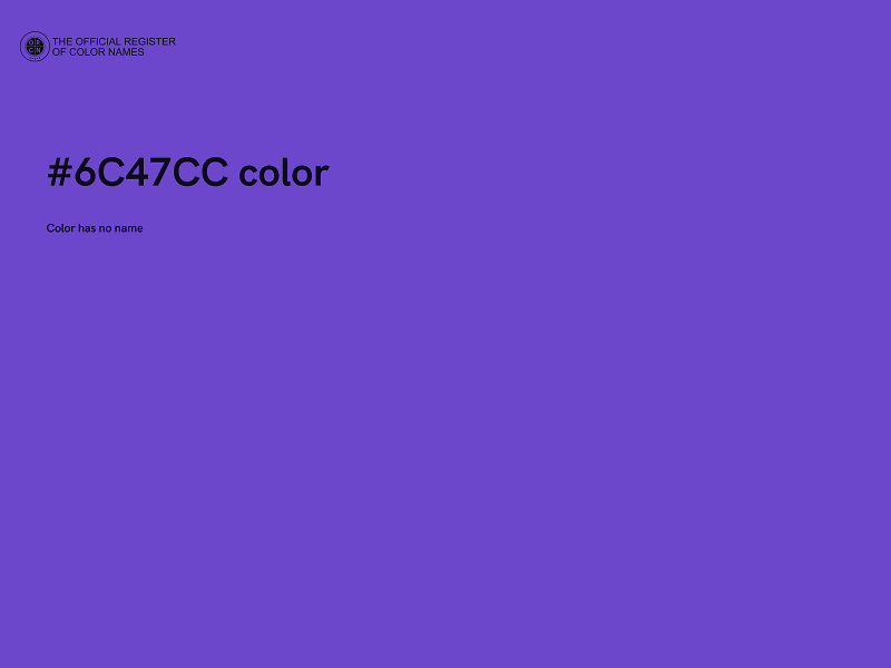 #6C47CC color image