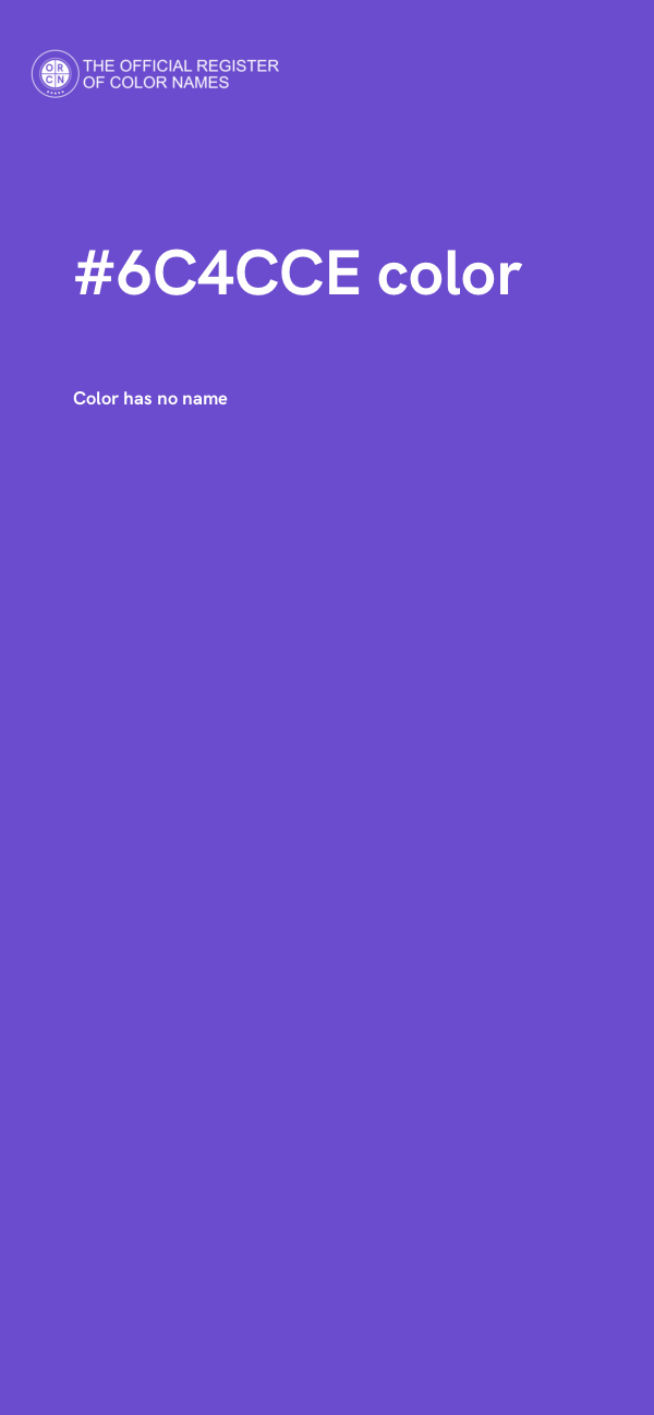 #6C4CCE color image