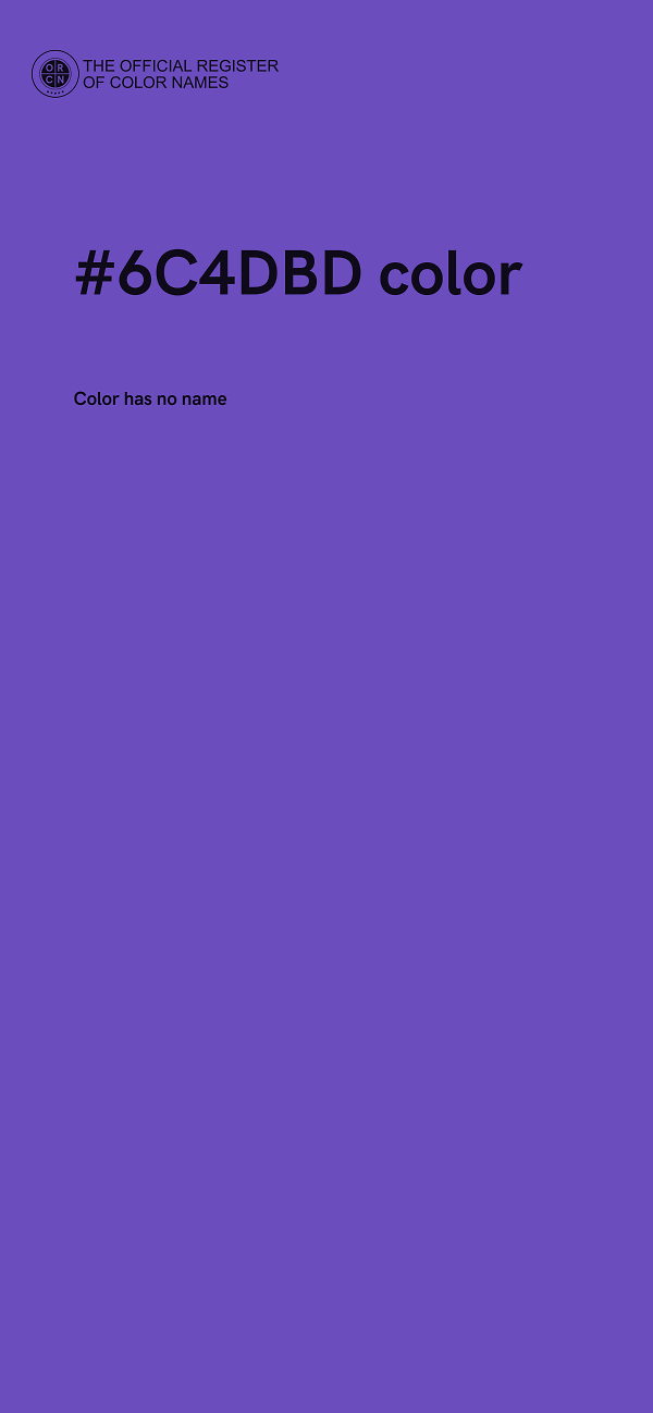 #6C4DBD color image
