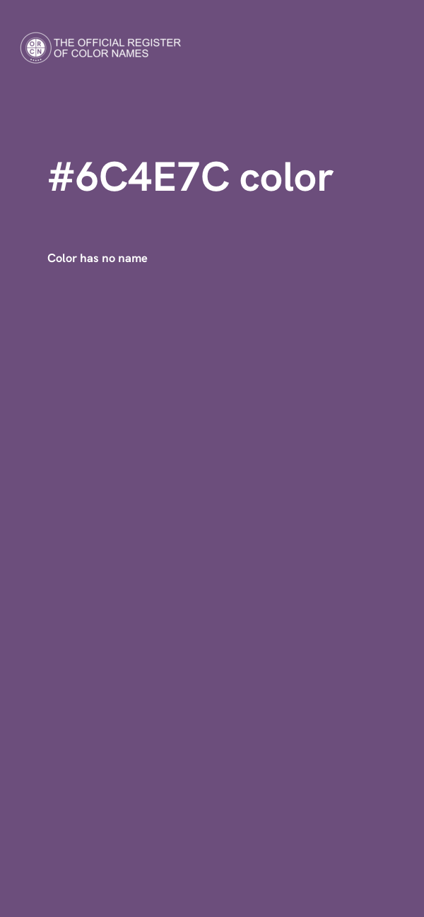 #6C4E7C color image