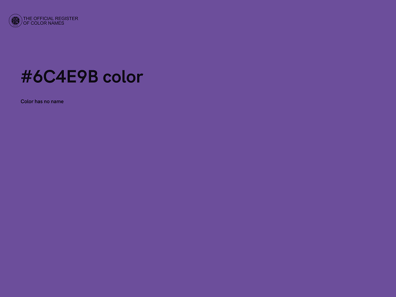 #6C4E9B color image