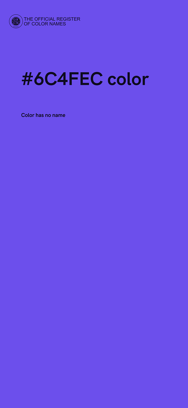 #6C4FEC color image