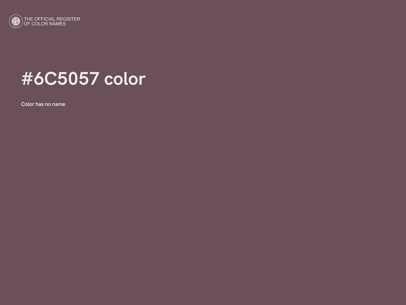 #6C5057 color image