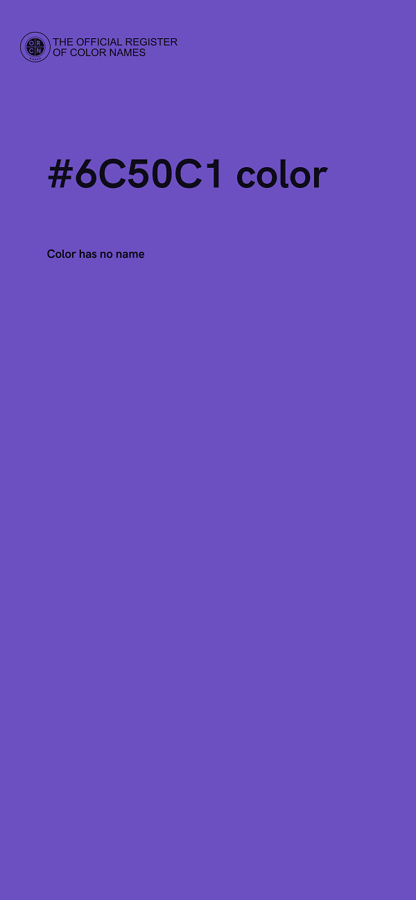 #6C50C1 color image