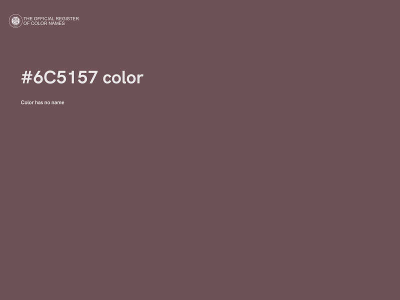 #6C5157 color image