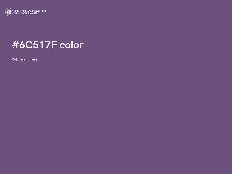 #6C517F color image