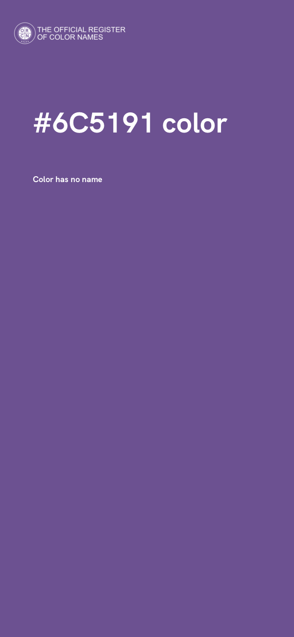 #6C5191 color image