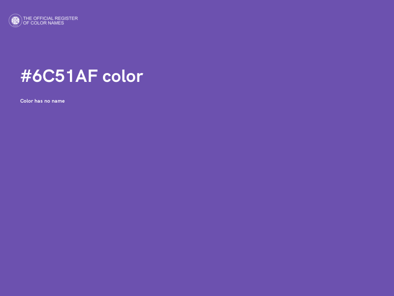 #6C51AF color image
