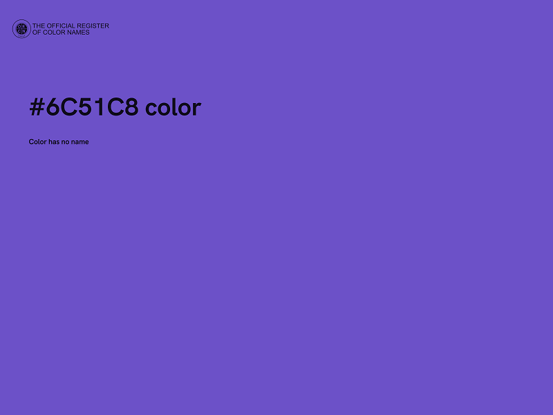 #6C51C8 color image