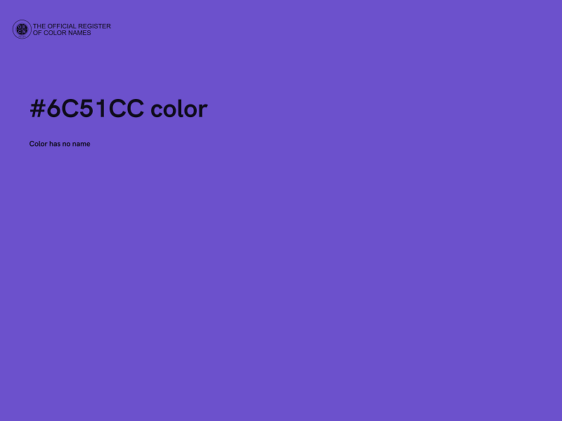 #6C51CC color image