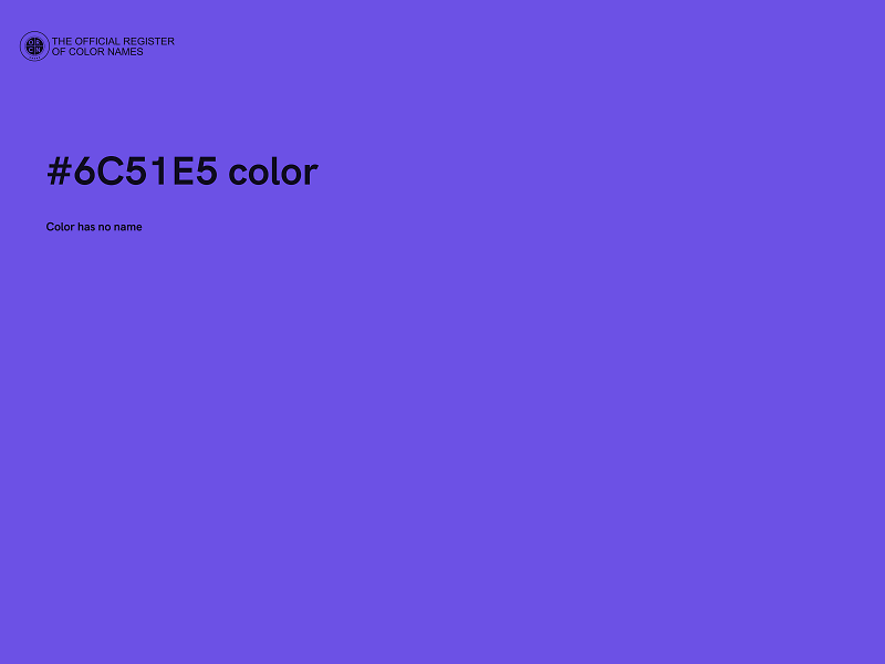 #6C51E5 color image