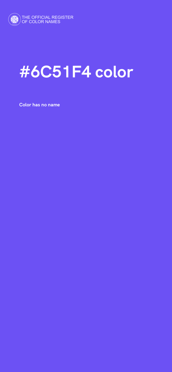 #6C51F4 color image