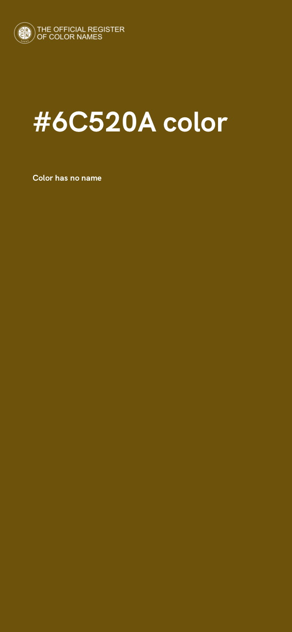 #6C520A color image