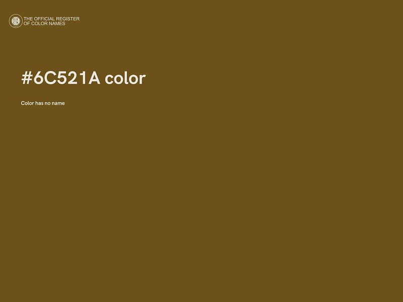 #6C521A color image