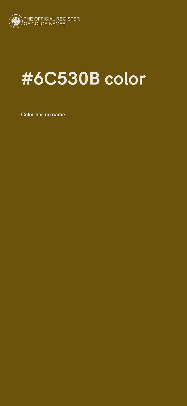#6C530B color image