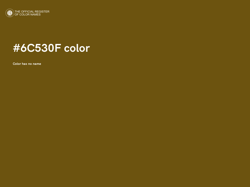 #6C530F color image
