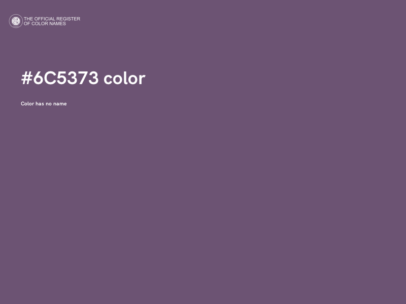 #6C5373 color image