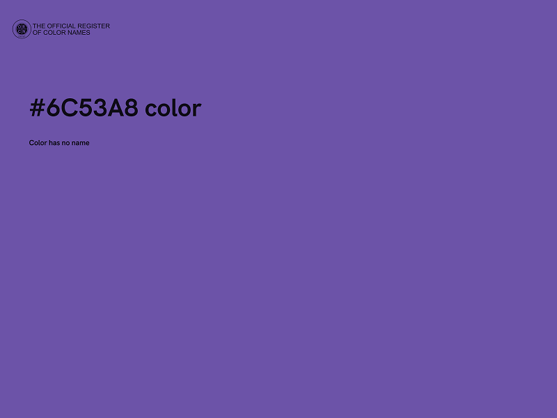 #6C53A8 color image