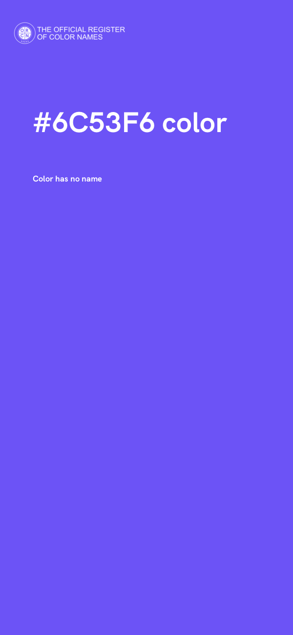 #6C53F6 color image