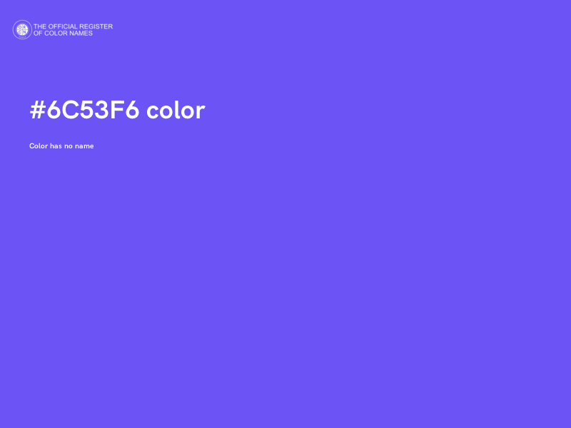 #6C53F6 color image
