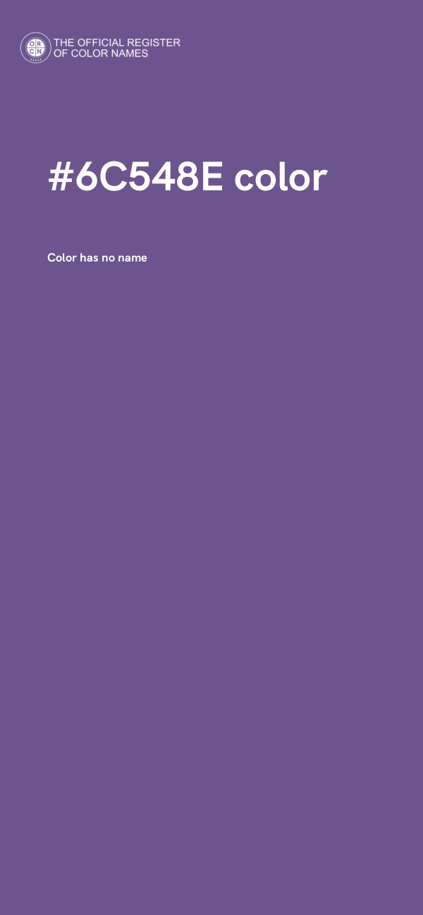 #6C548E color image