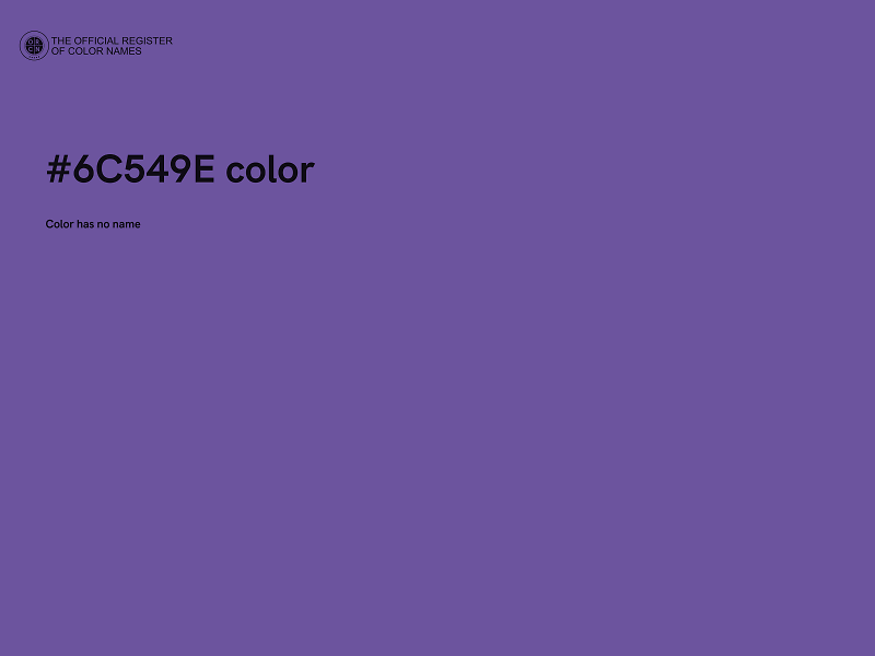 #6C549E color image